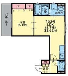 ラモーナ萱島東Ⅱの物件間取画像